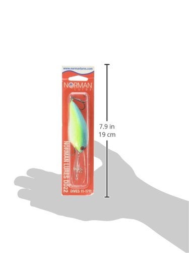 Norman Lures DD22 Deep-Diving Crankbait Bass Fishing Lure, Freshwater Fishing Accessories, 3"", 5/8 oz, Tropical Shad - Image 3